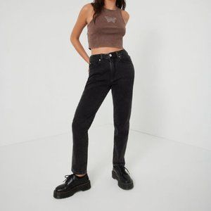 Garage Black High Rise Women Jeans